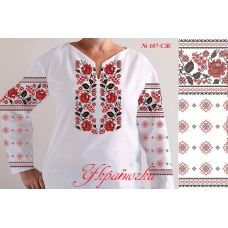 СЖ-107 УКРАИНОЧКА. Заготовка женской сорочки для вышивки