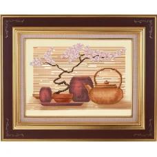 К-3022 Натюрморт с сакурой. Схема для вышивки бисером Благовест