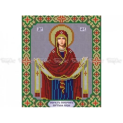 ЧВ-3027 Покрова. Схема для для вышивки бисером Бисерок