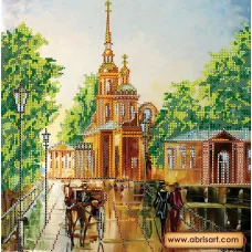 АС-133 Городская симфония. Схема для вышивки бисером на холсте. АбрисАрт