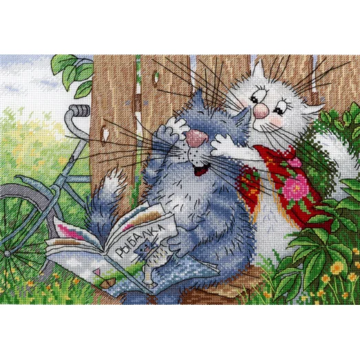 НВ-666 Угадай, кто? Набор для вышивания крестом М.П. Студия