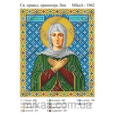 МИКА-1062 (А5) Святая праведная праматерь Лия. Схема для вышивки бисером