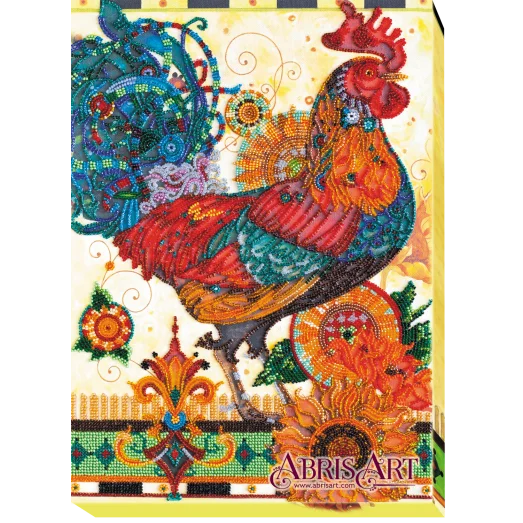АВ-479 Петух. Набор для вышивки бисером. Абрис Арт