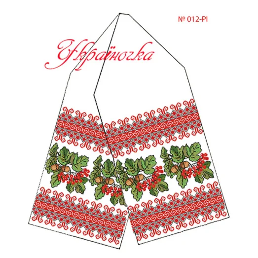 РИ-012 УКРАИНОЧКА. Рушник на икону для вышивки