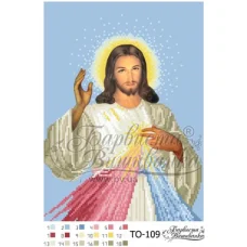 ТО-109 Бисерная заготовка. Схема для вышивки бисером Барвиста Вишиванка