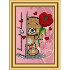 КД-053 Мишка. Схема для вышивки бисером. ТМ Фея Вышивки 