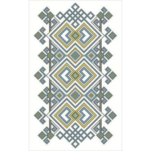 ФВЛ-025 Орнамент. Схема на водорастворимом флизелине. ТМ Княгиня Ольга