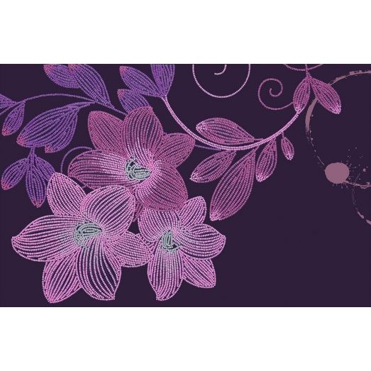 М-55034 Цветы лилии. Набор для вышивки бисером ТМ Miniart Crafts