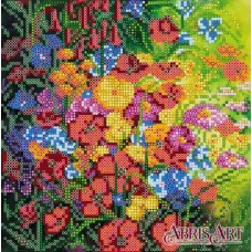 АС-532 Цветочное полотно. Схема на художественном холсте Абрис Арт