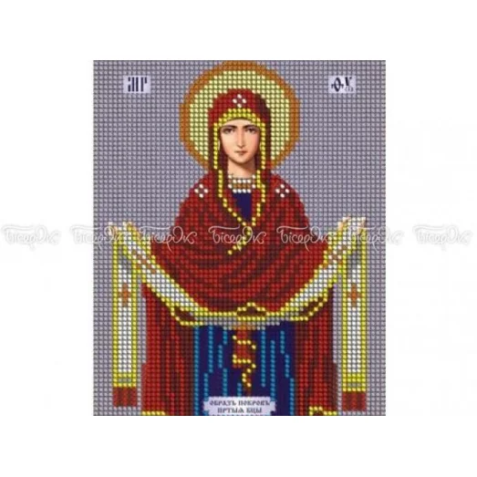 ЧВ-2027 Покрова. Схема для для вышивки бисером Бисерок