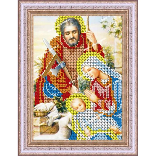 КР-055 Святое семейство. Схема для вышивки бисером. ТМ Фея Вышивки