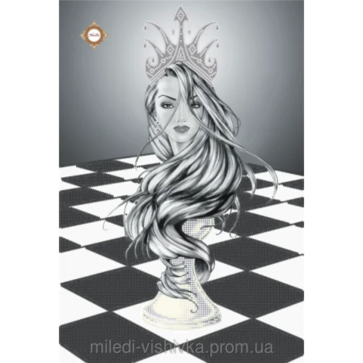СЛ-3272 Королева. Схема для вышивки бисером ТМ Миледи
