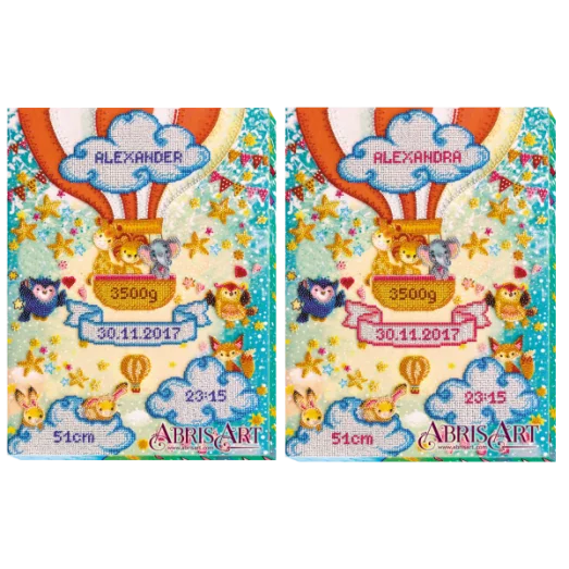 АВ-590 Метрика. Набор для вышивки бисером. Абрис Арт