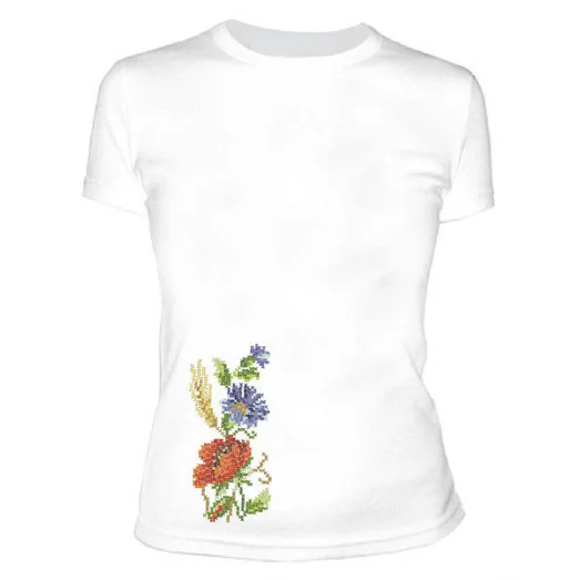 ФД-016. Футболка для девочки под вышивку. ТМ КО