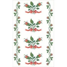 ФВЛ-043 Орнамент. Схема на водорастворимом флизелине. ТМ Княгиня Ольга