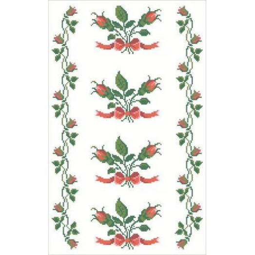 ФВЛ-043 Орнамент. Схема на водорастворимом флизелине. ТМ Княгиня Ольга