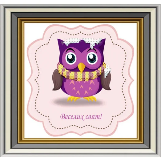 СД-255 Веселого праздника (укр). Схема для вышивки бисером. Княгиня Ольга