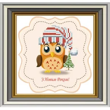 СД-259 С новым годом (укр). Схема для вышивки бисером. Княгиня Ольга