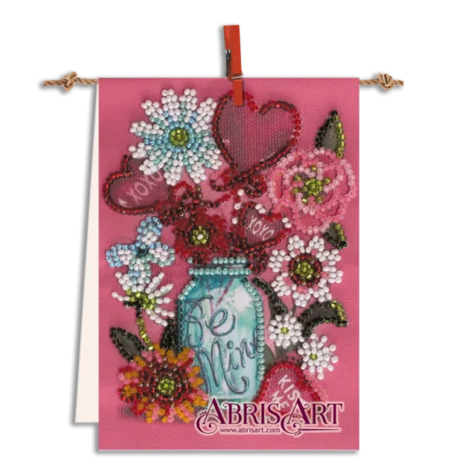 АТ-009 Набор-флажок Будь со мной. ТМ Абрис Арт