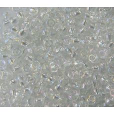 58205 Бисер прозрачный кристалл блестящий с радужным переливом
