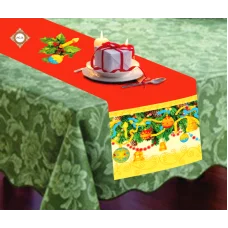 СЮ-005 Заготовка для вышивки бисером новогоднего раннера Новогодние чудеса. ТМ Миледи