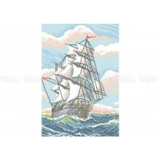 60-301 (30*40) На волнах. Схема для вышивки бисером Бисерок