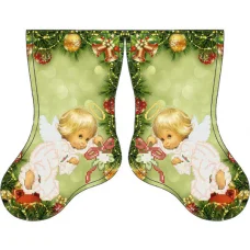 СКВ-146 Новогодний сапожек. Схема для вышивки бисером. Княгиня Ольга