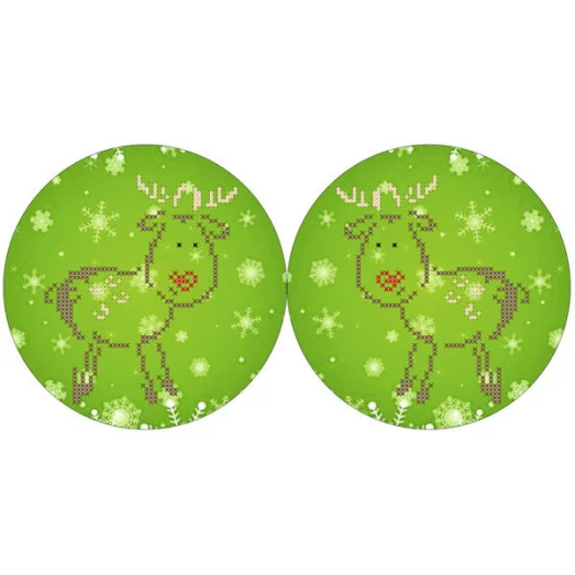 СКМ-156 Новогодняя игрушка. Схема для вышивки бисером. Княгиня Ольга