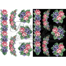 ФЛ-024 Водорастворимый флизелин. Барвиста Вишиванка