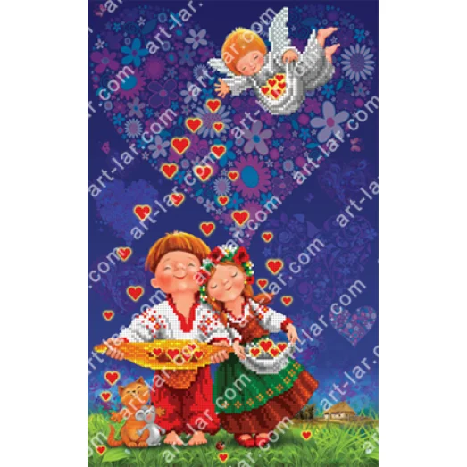 БИС-5917 ...А знаєш, я тебе кохаю!. Схема для вышивки бисером Арт Лар