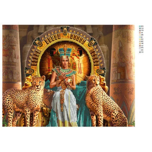 ЮМА-329 Клеопатра. Схема для вышивки бисером