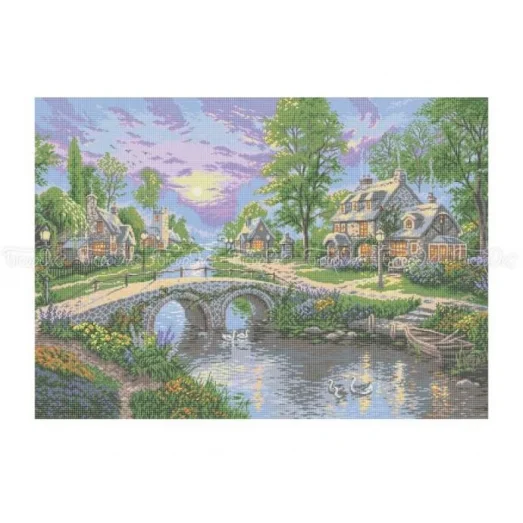 ЧВ-8011 Летний закат. Схема для вышивки бисером. Бисерок