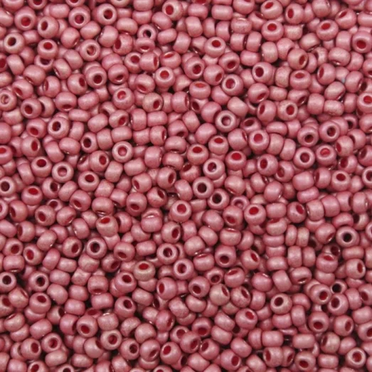 18598/1 Бисер Preciosa красный матовый металлик