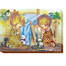 АВМ-004 Вечерняя молитва. Набор для вышивки бисером Абрис Арт