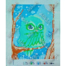 МИКА-К-008 Совушка. Канва для вышивки нитками