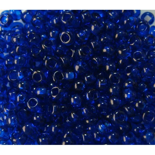 60300 Бисер прозрачный, синий