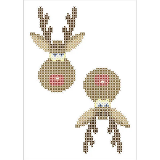 ФВМ-014 Олень. Водорастворимый флизелин. ТМ Княгиня Ольга