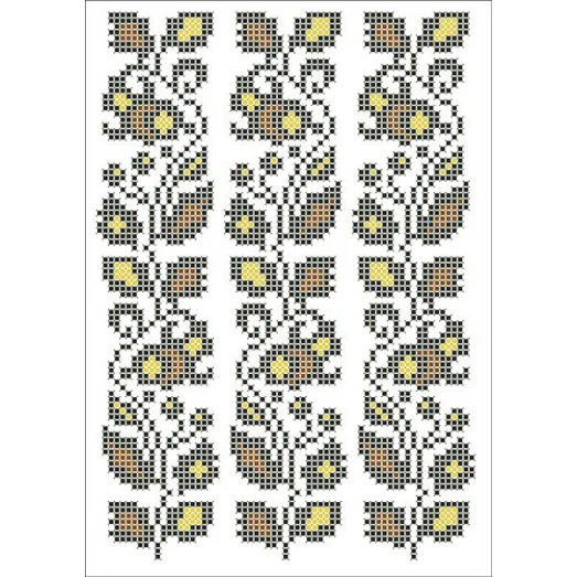 ФВМ-035 Орнамент. Водорастворимый флизелин. ТМ Княгиня Ольга