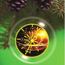 ЮВ-009 12 месяцев. Заготовка новогодней игрушки ТМ Миледи