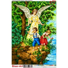 ВА-0612 (А3) Ангел Хранитель. Схема для вышивки бисером БисерАрт