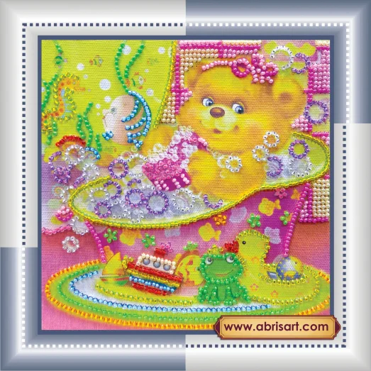 АМ-039 Купание. Набор для вышивки бисером Абрис Арт