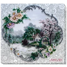 АВ-415 Домик на воде. Набор для вышивки бисером. Абрис Арт