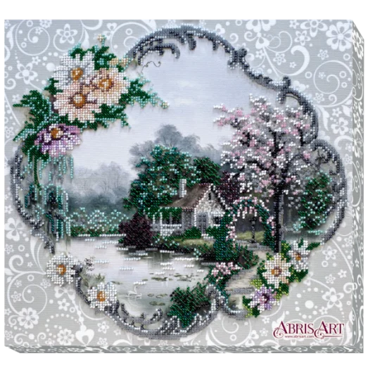 АВ-415 Домик на воде. Набор для вышивки бисером. Абрис Арт
