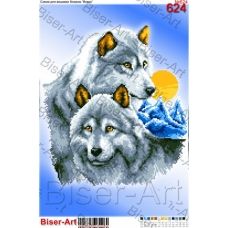ВА-0624 (А3) Волки. Схема для вышивки бисером БисерАрт