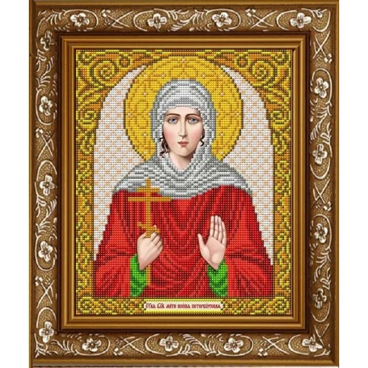 ИС-4009 Святая блаженная Ксения Петербургская. Схема для вышивки бисером ТМ Славяночка