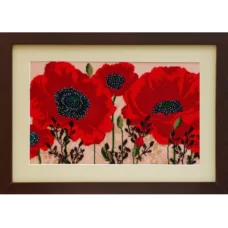 КС-041 Маки. Схема для вышивки бисером Славяночка