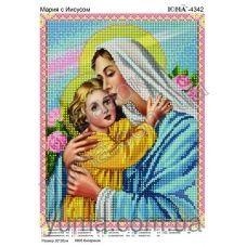 ЮМА-4342 Мария Иисусом. Схема для вышивки бисером