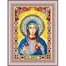 КС-063 Св. Мария. Схема для вышивки бисером. ТМ Фея Вышивки 