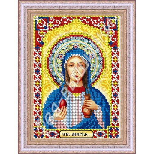 КС-063 Св. Мария. Схема для вышивки бисером. ТМ Фея Вышивки 