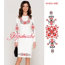 ПЖ-022.1 УКРАИНОЧКА. Заготовка женского платья для вышивки
